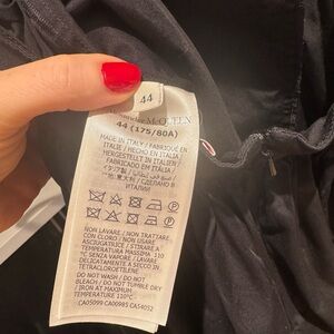 Alexander McQueen Black midi skirt